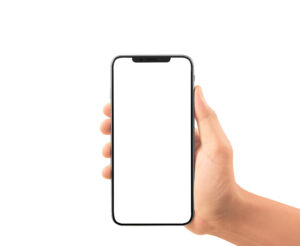 Hand holding a modern smartphone, representing the iPhone 18 Pro launch